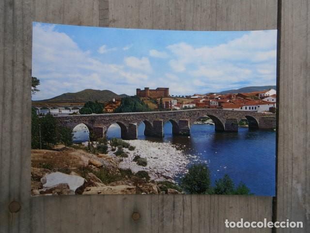 Postales: Postal Barco de Avila, puente romano y rio tormes