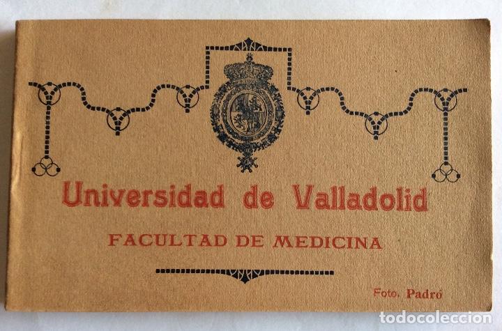 Cartoline: BLOC ALBUM CON 20 POSTAL VISTAS EXTERIOR E INTERIOR FACULTAD DE MEDICINA. UNIVERSIDAD DE VALLADOLID.