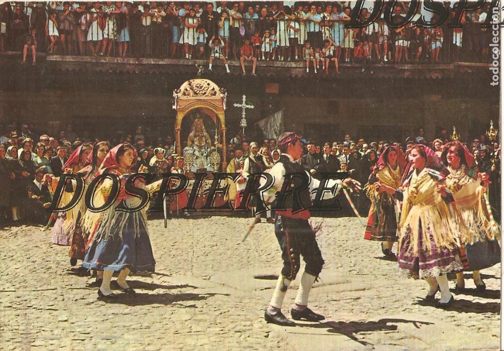 Postales: POSTAL, LA ALBERCA-DANZANDO ANTE LA VIRGEN-SALAMANCA, ED. STVDIO-BEJAR, SIN CIRCULAR