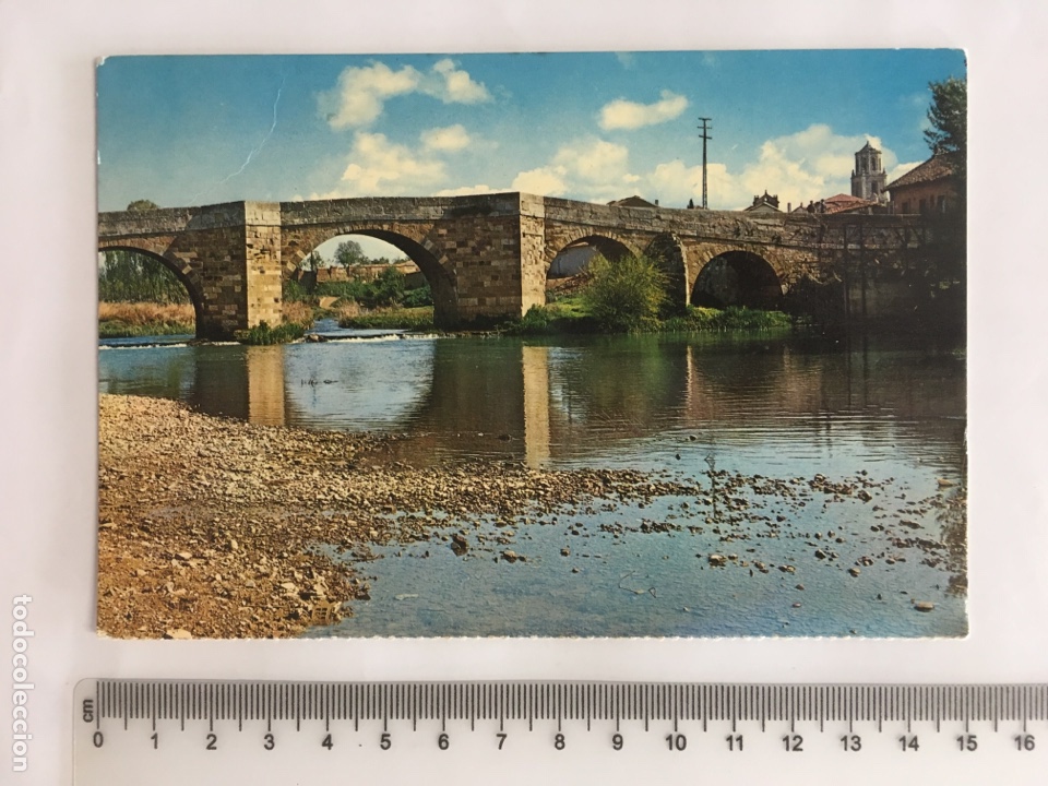 Postales: POSTAL. SAHAGUN. LEON. Puente Canto. FARDI. H. 1960?