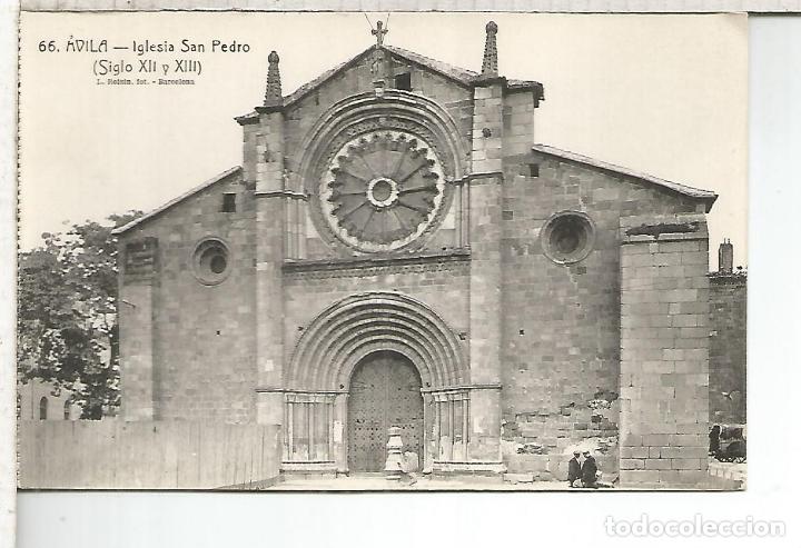 Postales: AVILA IGLESIA DE SAN PEDRO SIN ESCRIBIR