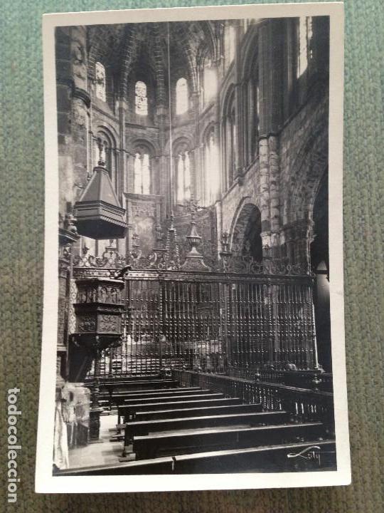 Postales: POSTAL AVILA CATEDRAL LA NAVE DESDE EL CORO