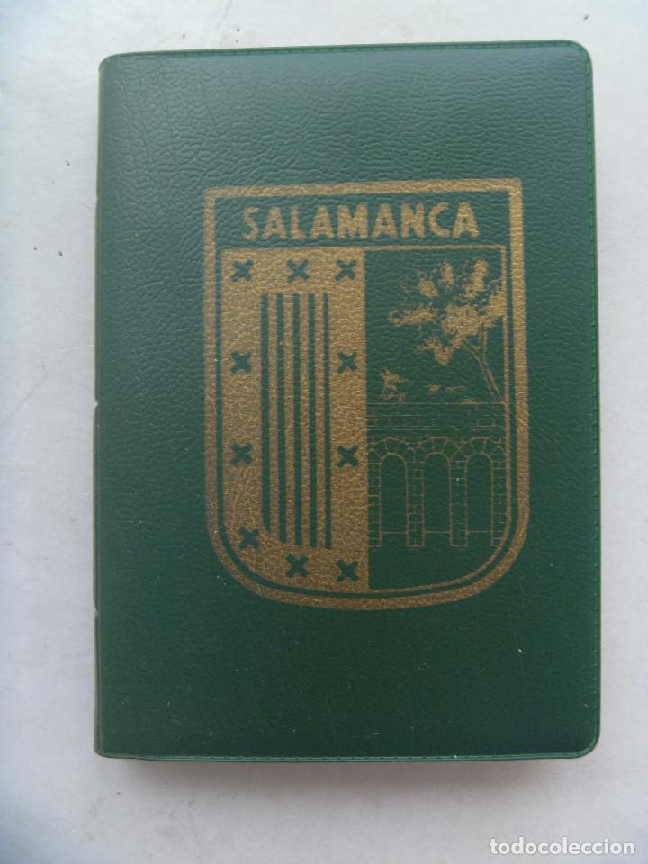 Postales: ACORDEON CON 20  MINIPOSTALES DE SALAMANCA . EN SU ESTUCHE DE ESCAY CON ESCUDO. A&Ntilde;OS 60