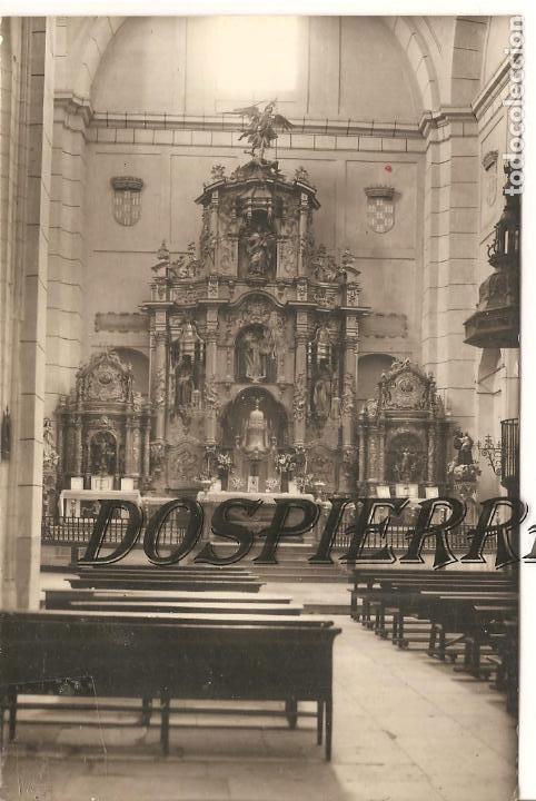 Postales: POSTAL, MEDINA DE POMAR-BURGOS, MONASTERIO DE SANTA CLARA-ALTAR MAYOR, SIN CIRCULAR