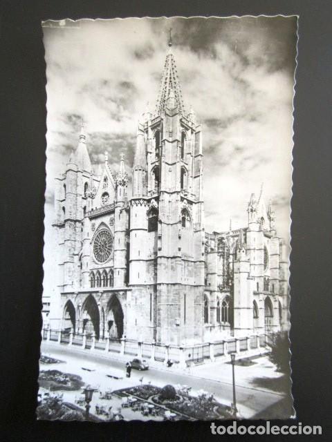 Postales: POSTAL LE&Oacute;N. LA CATEDRAL. A&Ntilde;O 1962. - Foto 1