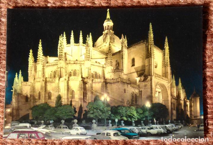 Postales: SEGOVIA - CATEDRAL ILUMINADA - Foto 1