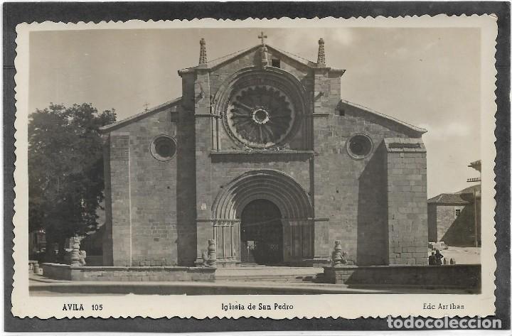 Postales: AVILA N&ordm; 105 IGLESIA DE SAN PEDRO .- EDICIONES ARRIBAS S/C
