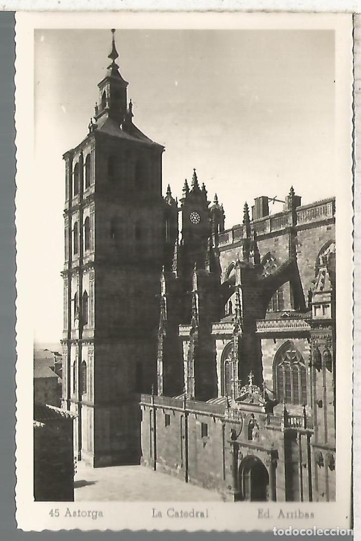Postales: ASTORGA LEON CATEDRAL SIN ESCRIBIR - Foto 1
