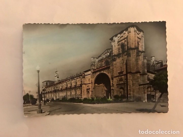Postales: LEON. Postal No.84, Fachada Principal de San Marcos (h.1950?)