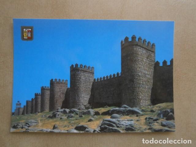 Postales: Postal avila, murallas lienzo norte