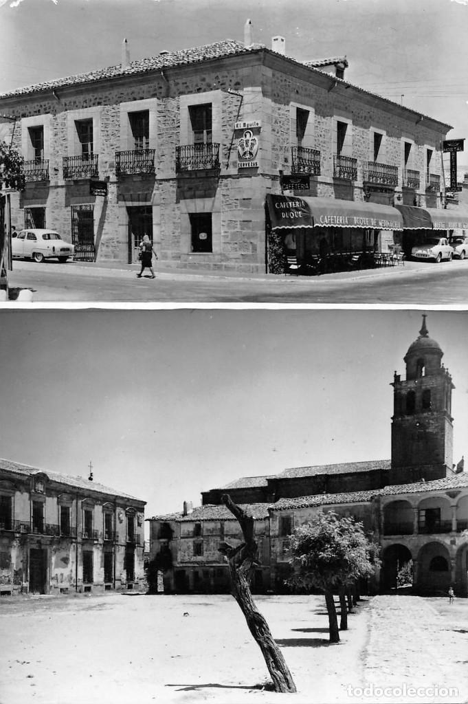 Postales: MEDINACELI.- PLAZA DE LA VILLA Y HOSTAL DUQUE DE MEDINACELI