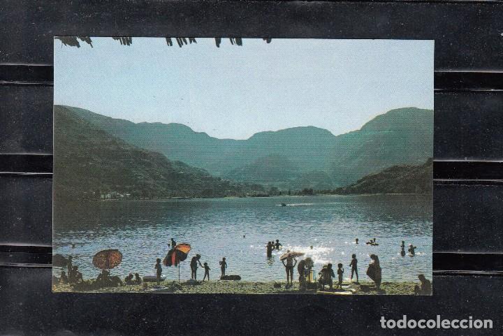 Postales: LAGO DE SANABRIA. LA PLAYA. CONTRALUZ