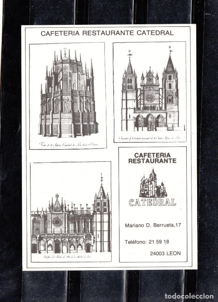 Postales: LEON. CAFETERIA RESTAURANTE CATEDRAL - Foto 1