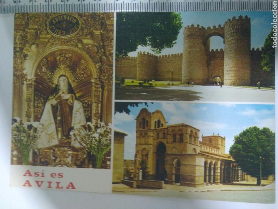 Postales: ANTIGUA POSTAL RECUERDO AVILA.ASI ES AVILA.ARRIBAS 75