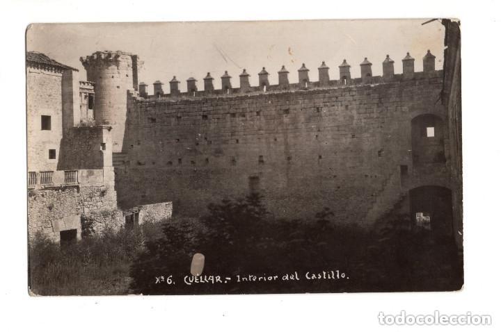 Postales: CUELLAR (SEGOVIA) INTERIOR DEL CASTILLO - Foto 1