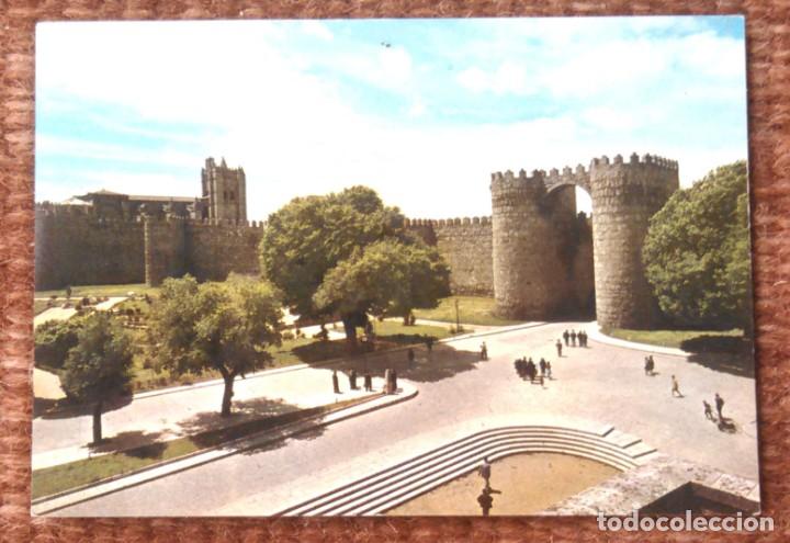 Postales: AVILA - PUERTA DE SAN VICENTE