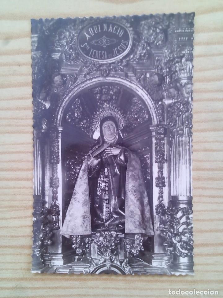 Postales: Postal Iglesia De Santa Teresa - Imagen De La Santa - Avila - Sin Circular