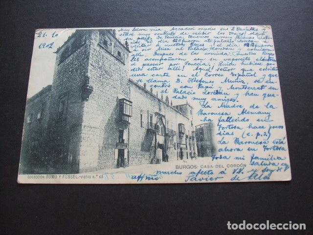 Postales: BURGOS CASA DEL CORDON - Foto 1