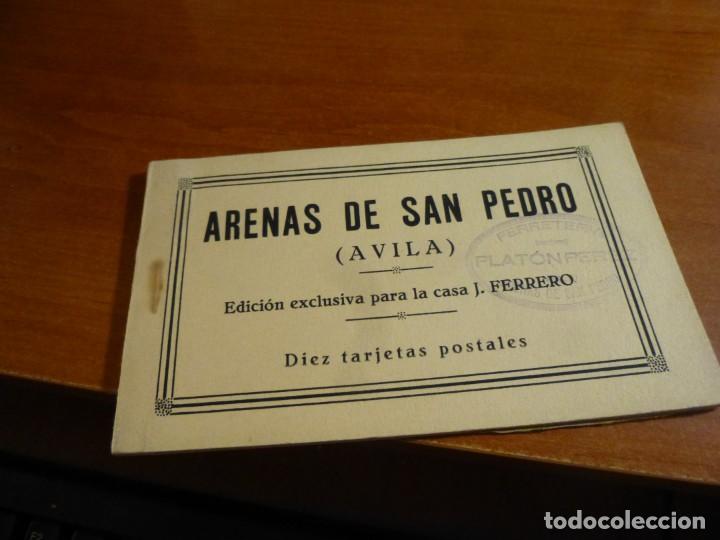 Postales: arenas de san pedro, bloc de 10 postales de las cuales conserva 7, foto editor j. yllera, 14 x 9 cm.