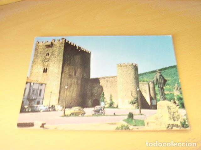 Postales: ARENAS DE SAN PEDRO ( AVILA ) IMAGEN DE SAN PEDRO ALCANTARA Y CASTILLO DE DON ALVARO DE LUNA