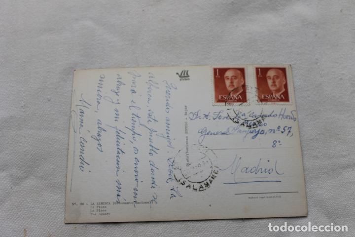 Postales: POSTAL LA ALBERCA, LA PLAZA, 1971 - Foto 2