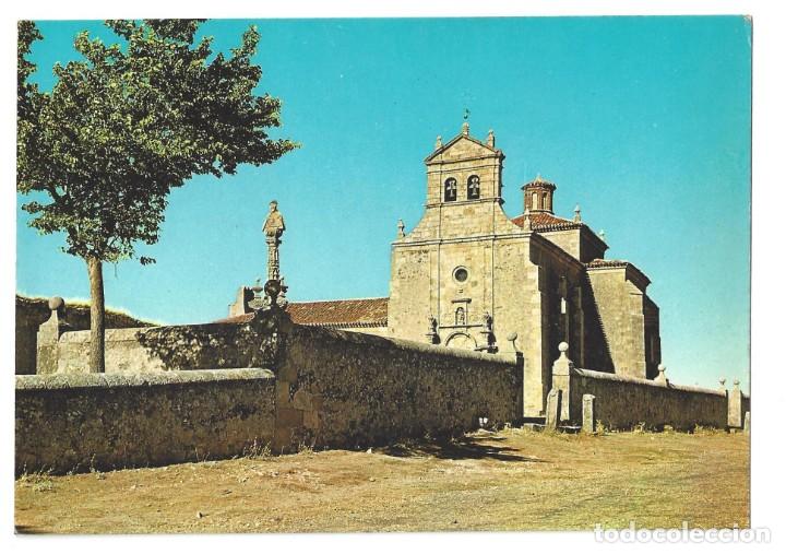 Postales: SORIA.- ERMITA DE NTRA. SRA. DEL MIR&Oacute;N Y MONUMENTO A SAN SATURIO- SIN CIRCULAR