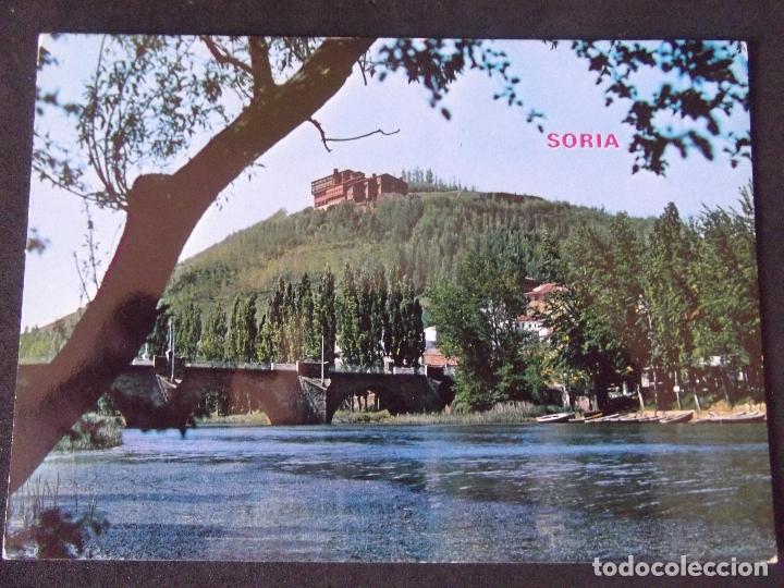 Postales: SORIA-V43-NO ESCRITA-RIO DUERO Y PARADOR DE TURISMO