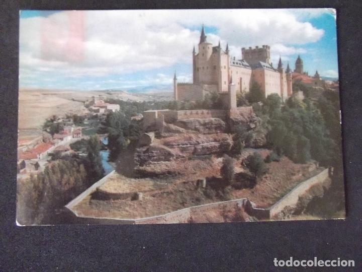 Postales: SEGOVIA-V43-ESCRITA-ALCAZAR