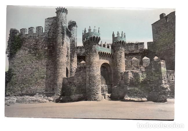 Postales: PONFERRADA (LE&Oacute;N).- CASTILLO DE LOS TEMPLARIOS - Foto 1