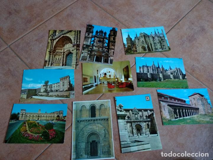 Postales: LOTE 10 POSTALES LEON