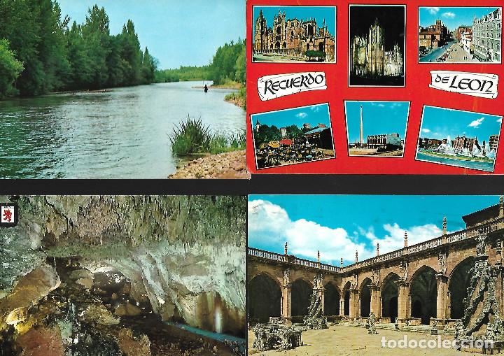 Postales: 9 POSTALES DE LEON + 22POSTALES NUEVAS DE 2 TIPOS LOS DE LA FOTO