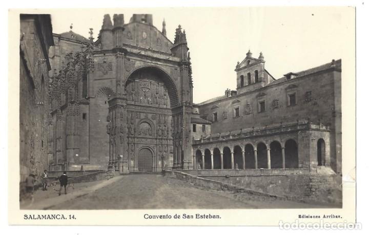 Postales: SALAMANCA- N&ordm; 14.- CONVENTO DE SAN ESTEBAN. EDICIONES ARRIBAS- SIN CIRCULAR