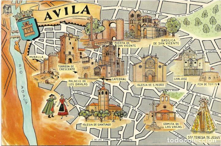 mapa avila ciudad Avila .  plano de la ciudad .  ediciones fresmo   Sold through 