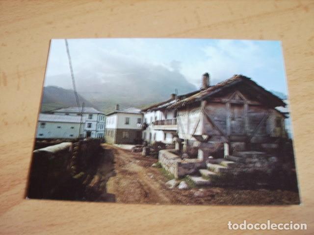 Postales: POSADA DE VALDEON ( LEON )  TIPICO HORREO Y RUTA AL CARES