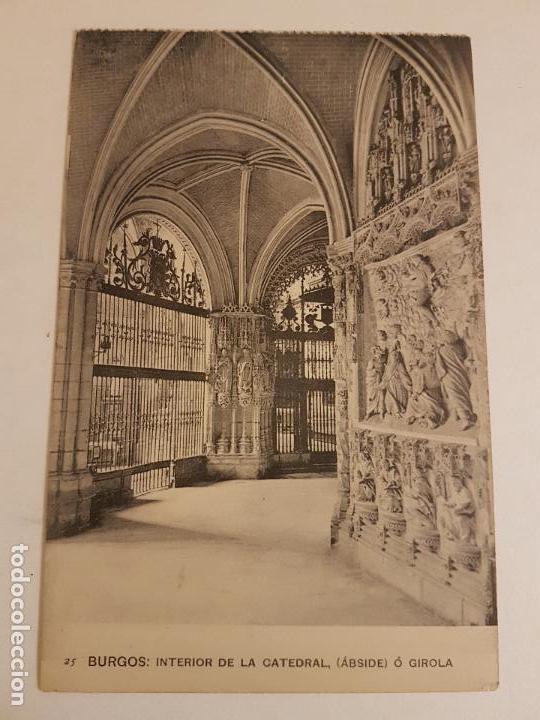 Postales: INTERIOR &Aacute;BSIDE CATEDRAL, BURGOS - Foto 1
