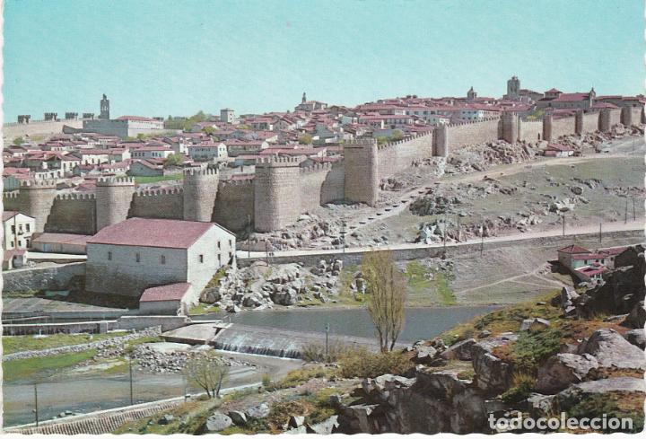 Postales: avila, vista parcial de la ciudad amurallada