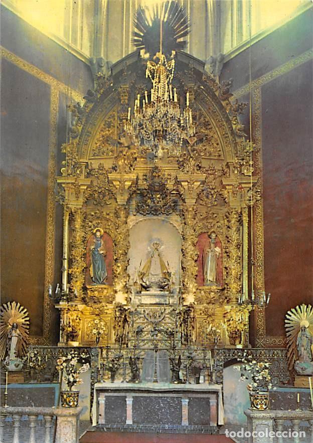 Postales: SANTA MAR&Iacute;A LA REAL DE NIEVA (SEGOVIA).- ALTAR MAYOR DE NUESTRA SE&Ntilde;ORA DE LA SOTERRA&Ntilde;A