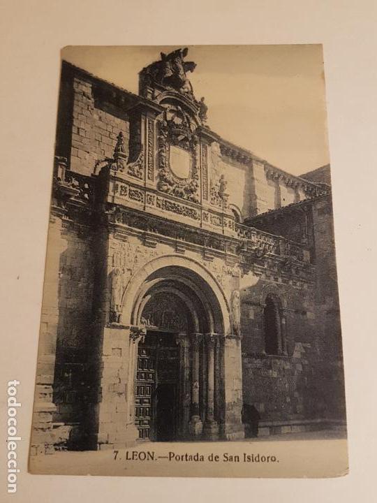 Postales: PORTADA DE SAN ISIDORO, LE&Oacute;N - Foto 1