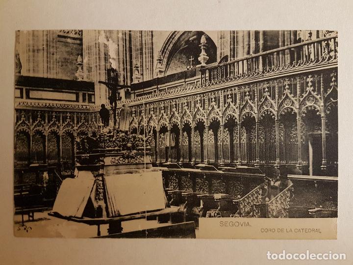 Postales: SEGOVIA CORO DE LA CATEDRAL - Foto 1