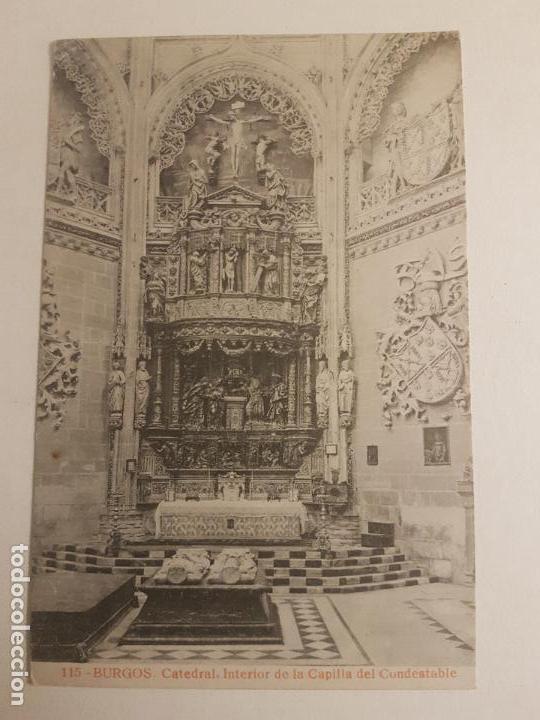Postales: INTERIOR CAPILLA DEL CONDESTABLE, BURGOS - Foto 1