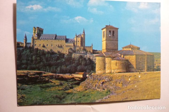 Postales: POSTAL SEGOVIA-IGLESIA VERA CRUZ ALCAZAR - ESCRITA CM