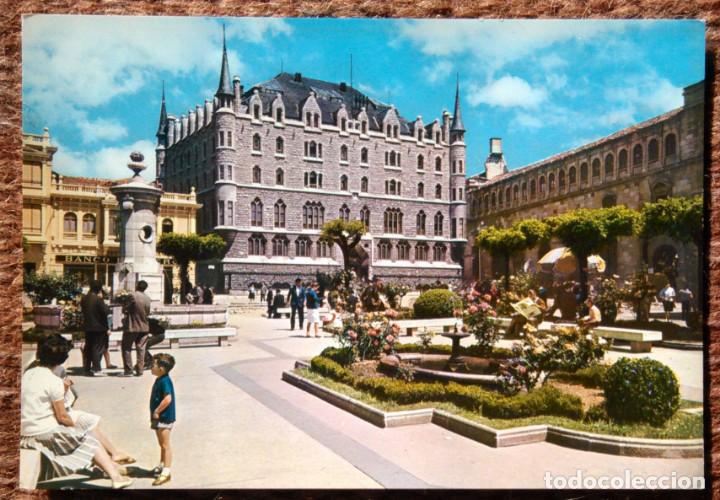 Postales: LEON - CAJA DE AHORROS - Foto 1