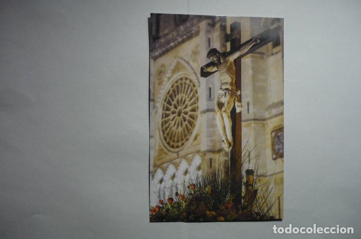 Postales: POSTAL LEON -SEMANA SANTA 2016 -DORSO PUBLICIDAD