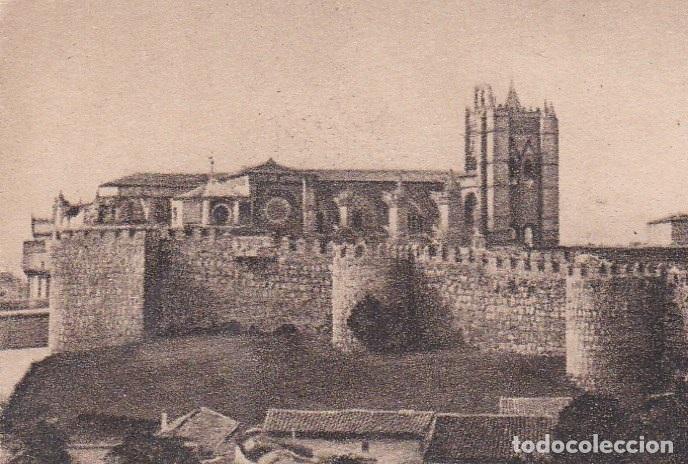 Postais: Postal original. D&eacute;cada 30. Avila. Murallas y la Catedral. n&ordm; 526