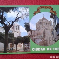 Postales: POSTAL POST CARD CARTE POSTALE TORO ZAMORA SAN JULIÁN DE LOS CABALLEROS COLEGIATA CABINA TELÉFONO . Lote 148026458