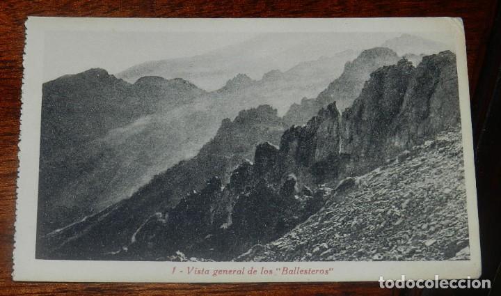 Postales: Postal de Avila, vista general de los Ballesteros, n.1, Sierra de Gredos, Fototipia Casta&ntilde;eira Alvar