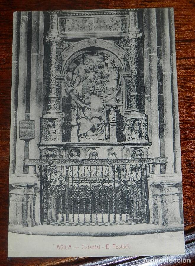 Postales: POSTAL DE AVILA, CATEDRAL, EL TOSTADO, ED. A. MEDRANO, NO CIRCULADA.