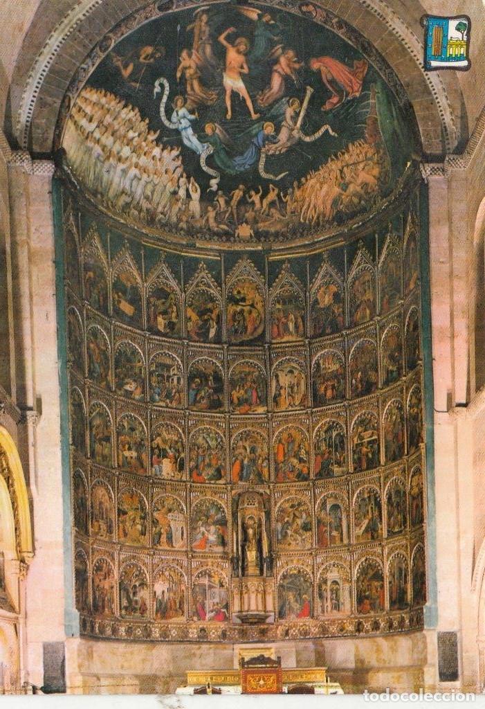 Postales: POSTAL RETABLO DE LA CATEDRAL VIEJA DE SALAMANCA. ED. PESGAMINO.