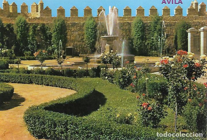 Postales: AVILA - PLAZA CALVO SOTELO (Murallasy Jardines) A&Ntilde;OS 70