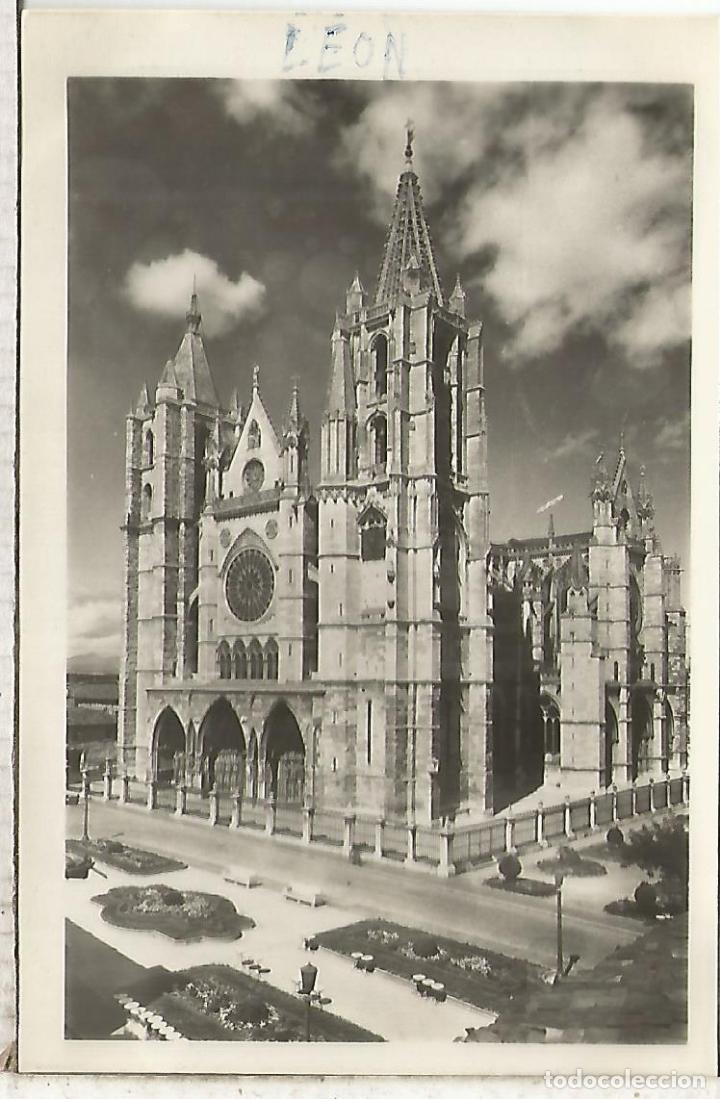 Postales: LEON CATEDRAL ESCRITA - Foto 1